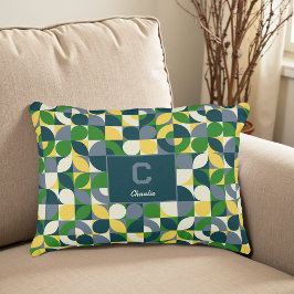 Kleurrijk modern Bauhaus abstract geometrisch patr Accent Kussen