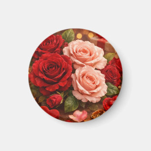 KLEURRIJK MODERN BLOEMEN CADO ZUS DOCHTER MOM MAGNEET