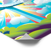 Kleurrijk modern Christelijk Poster (Hoek)