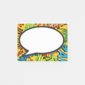 Kleurrijk Modern Fun Speech Bubble Comic Book Post-it® Notes (Voorkant)