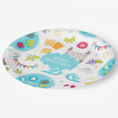 Kleurrijk Modern Gelukkig Pascha Papieren Bordje (Gekanteld)