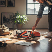 Kleurrijk Modern Geometrisch Abstract Sterpatroon Persoonlijk Skateboard