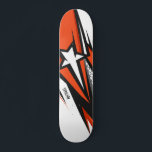 Kleurrijk Modern Geometrisch Abstract Sterpatroon Persoonlijk Skateboard<br><div class="desc">Dit moderne ontwerp heeft een kleurrijk,  abstract geometrisch patroon #geometric #name #abstract #geometrical #personalized #personalizedgifts #masculine #feminine #girly #stylish #chic #trendy #customgifts #sports #outdoor #schaats #skater #skateboard #skateboards #skateboarding #fun #cool #custom #christmas #birthday #giftsforhim #giftsforher</div>