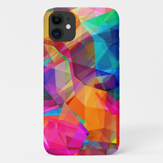 Kleurrijk modern geometrisch patroon Case-Mate iPhone case (Achterkant)