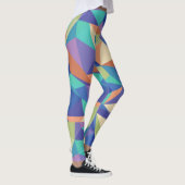 Kleurrijk modern geometrisch patroon leggings (Rechts)