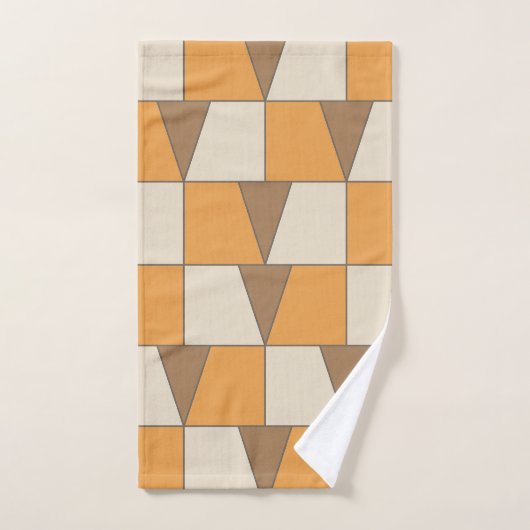 Kleurrijk Modern Hedendaags geometrisch patroon Bad Handdoek (Handdoek)