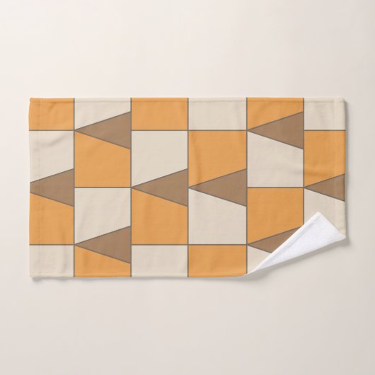 Kleurrijk Modern Hedendaags geometrisch patroon Bad Handdoek (Handdoek)