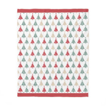 Kleurrijk modern kerstboompatroon