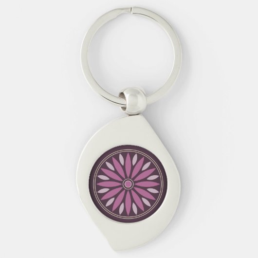 KLEURRIJK MODERN LIEFDESCADEAU VOOR DOCHTER SLEUTELHANGER (Voorkant)