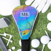 Kleurrijk Modern Luxe Initiaal Monogram Golfheadcover