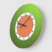 Kleurrijk modern metallisch groen Lijst op elke kl Grote Klok (Hoek)