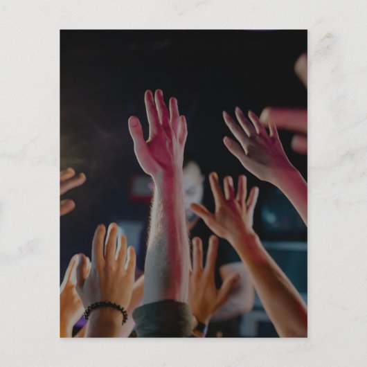 Kleurrijk Modern Muziekfestival, Muzikaal Feest Flyer (Achterkant)