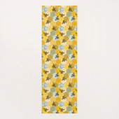 Kleurrijk modern Natuur bijen Apiary Pattern Yogamat (Achterkant)
