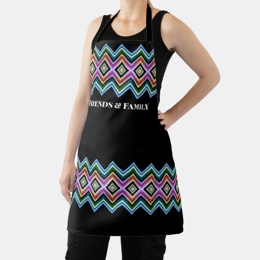 Kleurrijk Modern Ontwerp Schort (Insitu)