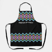 Kleurrijk Modern Ontwerp Schort (Voorkant)