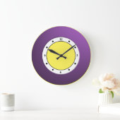 Kleurrijk modern Paars Lijst met metaal op elke kl Grote Klok (Huis)