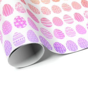 Kleurrijk modern Pasen Eieren Patroon Cadeaupapier
