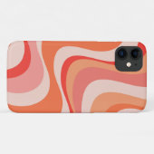 Kleurrijk modern retro golfontwerp Case-Mate iPhone case (Achterkant (horizontaal))