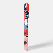 Kleurrijk Modern Rood Wit Blauw Aquarel Bloemig Case-Mate iPhone Case (Achterkant / Rechts)