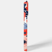Kleurrijk Modern Rood Wit Blauw Aquarel Bloemig Case-Mate iPhone Case (Achterkant / Rechts)