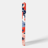 Kleurrijk Modern Rood Wit Blauw Aquarel Bloemig Case-Mate iPhone Case (Achterkant / Rechts)