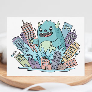 Kleurrijk Modern Schattig Trendy Whimsical We Zijn Briefkaart