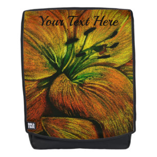 Kleurrijk modern stijlpatroon geel en zwart rugtassen