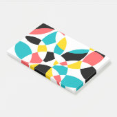 Kleurrijk, modern, trendy, koel, uniek cirkelvormi post-it® notes (Schuin)