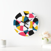 Kleurrijk, modern, trendy, koele cirkelvormig grote klok (Huis)