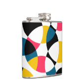 Kleurrijk, modern, trendy, koele cirkelvormig heupfles (Rechts)