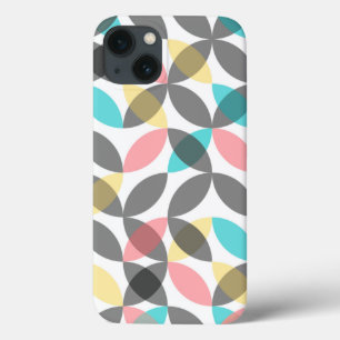 Kleurrijk, modern, vrolijk cirkelvormig geometrisc Case-Mate iPhone case