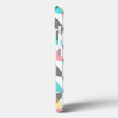 Kleurrijk, modern, vrolijk cirkelvormig geometrisc Case-Mate iPhone case (Achterkant / Links)
