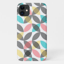 Kleurrijk, modern, vrolijk cirkelvormig geometrisc Case-Mate iPhone case