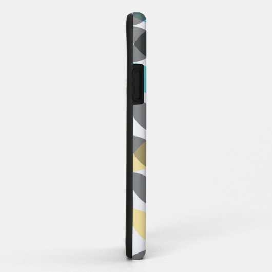 Kleurrijk, modern, vrolijk cirkelvormig geometrisc Case-Mate iPhone case (Achterkant/rechts)