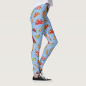 Kleurrijk Modern Watermeloenpatroon Leggings (Rechts)