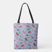 Kleurrijk Modern Watermeloenpatroon Tote Bag (Achterkant)