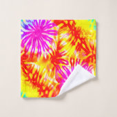KLEURRIJK MODERN WEB GEÏNSPIREERD ONTWERP TIE-DYE BAD HANDDOEK (Wasdoekje)