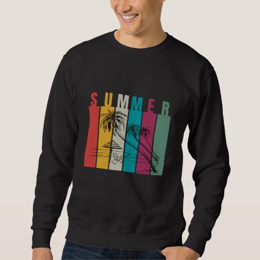 Kleurrijk modern zomerdesign trui (Voorkant)