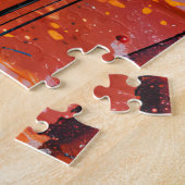 Kleurrijk Modieus Portret Legpuzzel (Zijkant)