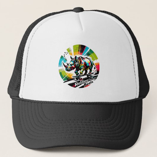 kleurrijk momentum trucker pet (Voorkant)