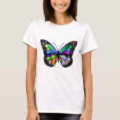 Kleurrijk Monarch Butterfly T-shirt (Voorkant)