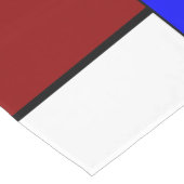 Kleurrijk Mondriaan Stijl Rood, Blauw, Geel Patroo Korte Tafelloper (Hoek)