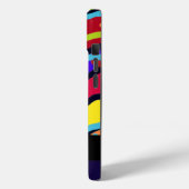kleurrijk monogram abstracte koel Case-Mate iPhone case (Achterkant / Links)