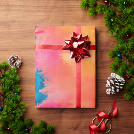 Kleurrijk Monogram Cadeau Seizoensgebonden Verjaar Cadeaupapier