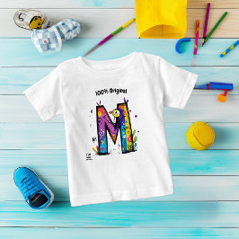Kleurrijk Monogram M – Leuke en Aanpasbare Ontwerp