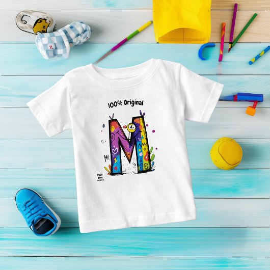 Kleurrijk Monogram M – Leuke en Aanpasbare Ontwerp