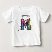 Kleurrijk Monogram M – Leuke en Aanpasbare Ontwerp (Voorkant)