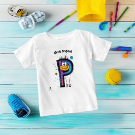 Kleurrijk Monogram P – Leuk en Aanpasbaar Ontwerp