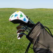 kleurrijk monster golfheadcover (Insitu)