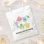 Kleurrijk Monster Thema Kids Verjaardagsfeest Bedankzakje (Geknipt)